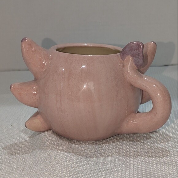 Axolotl Mug Pink Round 16 oz Glossy Wink Happy Cute Aguascalientes Mexico New - Picture 2 of 6